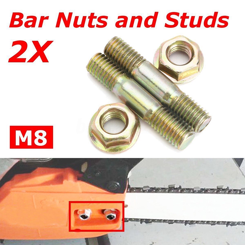 M8 Guide Bar Cover Nuts To Fit Stihl Chainsaw 6pk