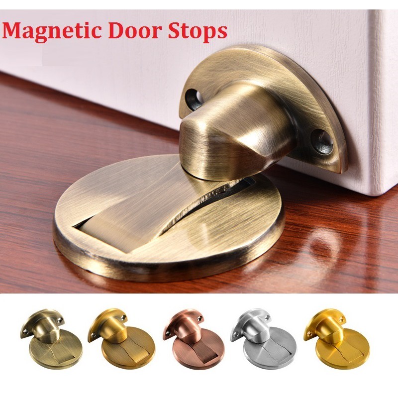 Magnetic Door Stops 304 Stainless Steel Door Stopper Hidden Door