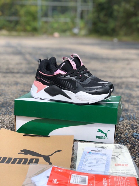 puma rsx black rose gold
