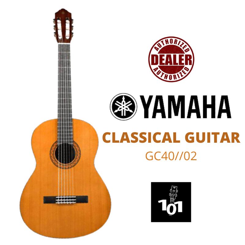 Yamaha GC40//02 C40 Classical Guitar Beginner Model 100% Genuine Free ...