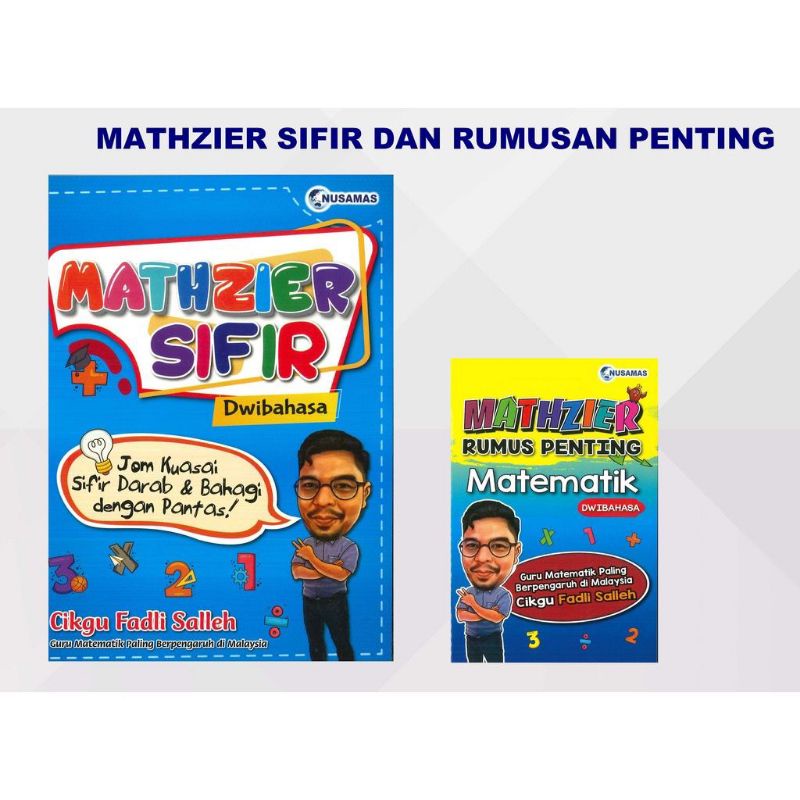(Original Dari Kedai Cikgu Mohd Fadli Salleh) MATHZIER SIFIR DAN MATHZIER RUMUS PENTING MATEMATIK