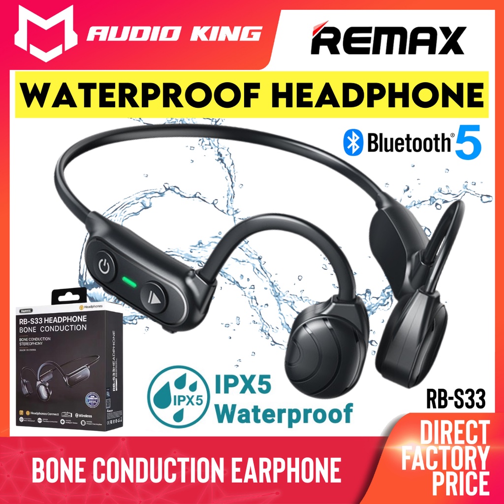 REMAX Bone Conduction Headphones Bluetooth Earphone Sport Earphone