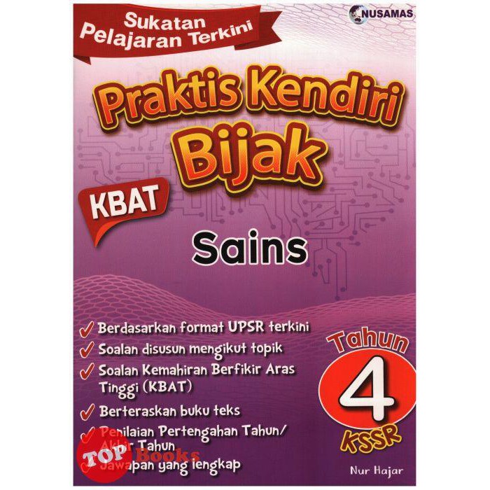 TOPBOOKS Nusamas] Praktis Kendiri Bijak Sains Tahun 4 KSSR (2021 