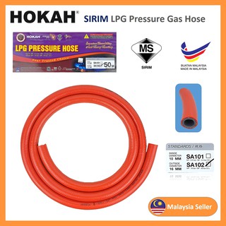 Sirim Approved Orange Gas Pipe Double Layer High Pressure Gas Hose Clip Paip Gas Dapur Pipe Wayar Gas Fire Resistant Shopee Malaysia