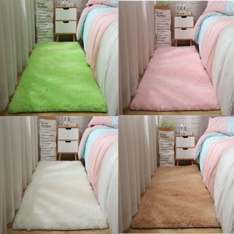 160/120x80 cmFur furry Carpets floor mat Room mat Soft living room