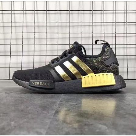 adidas nmd r1 X versace running unisex breathable sneakers | Shopee Malaysia