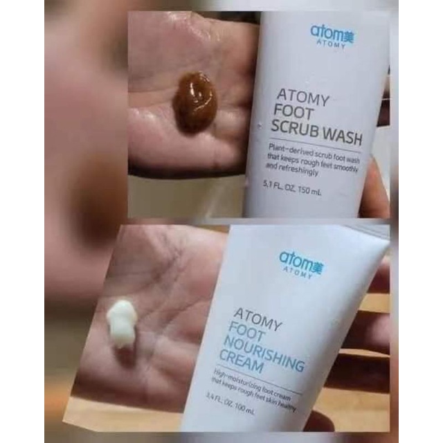 Atomy Foot Care Set (Foot Nourishing Cream+Foot Scrub Wash) Shopee Malaysia