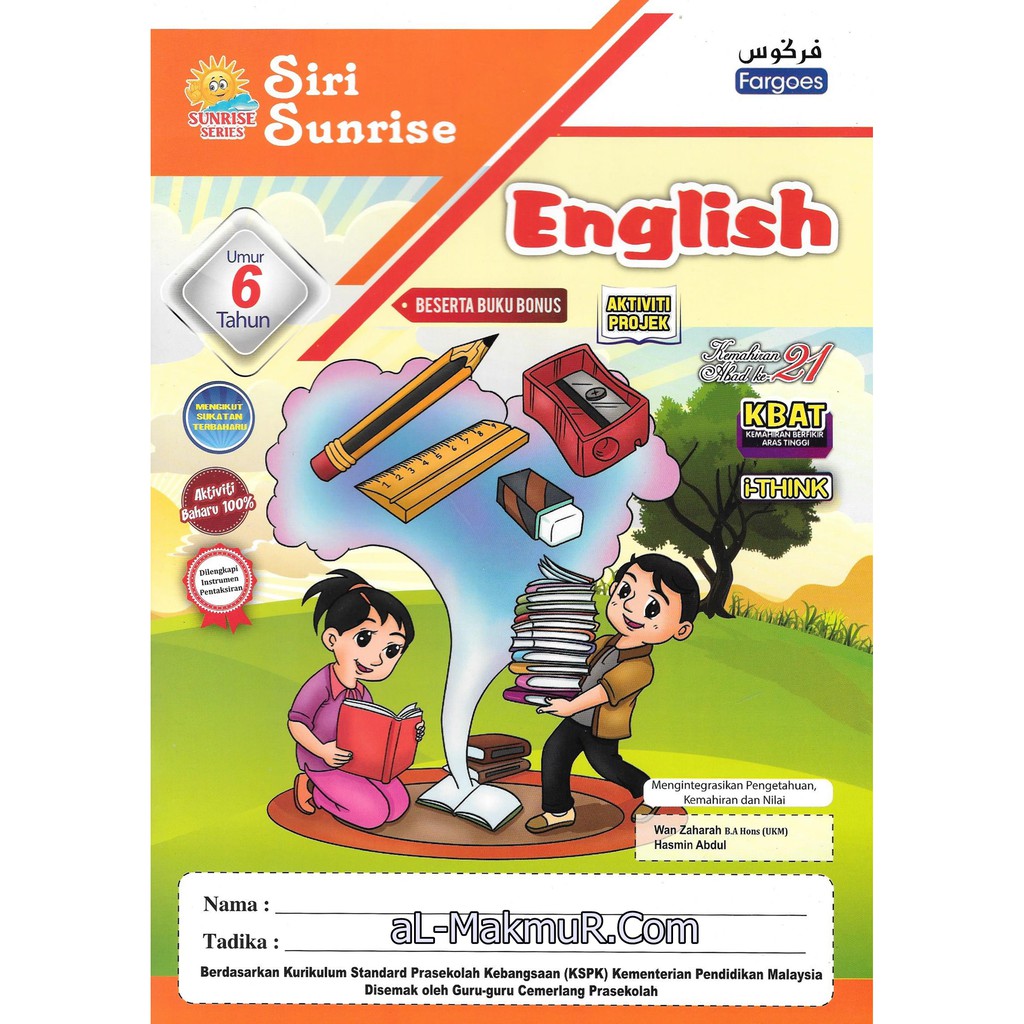 MyB Buku : Latihan Prasekolah Siri Sunrise + Buku Bonus ...