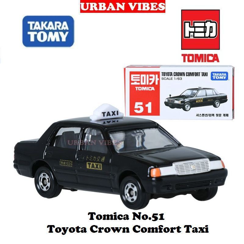 New Tomy Tomica No.51 TOYOTA CROWN COMFORT TAXI 1/63 scale Japan 