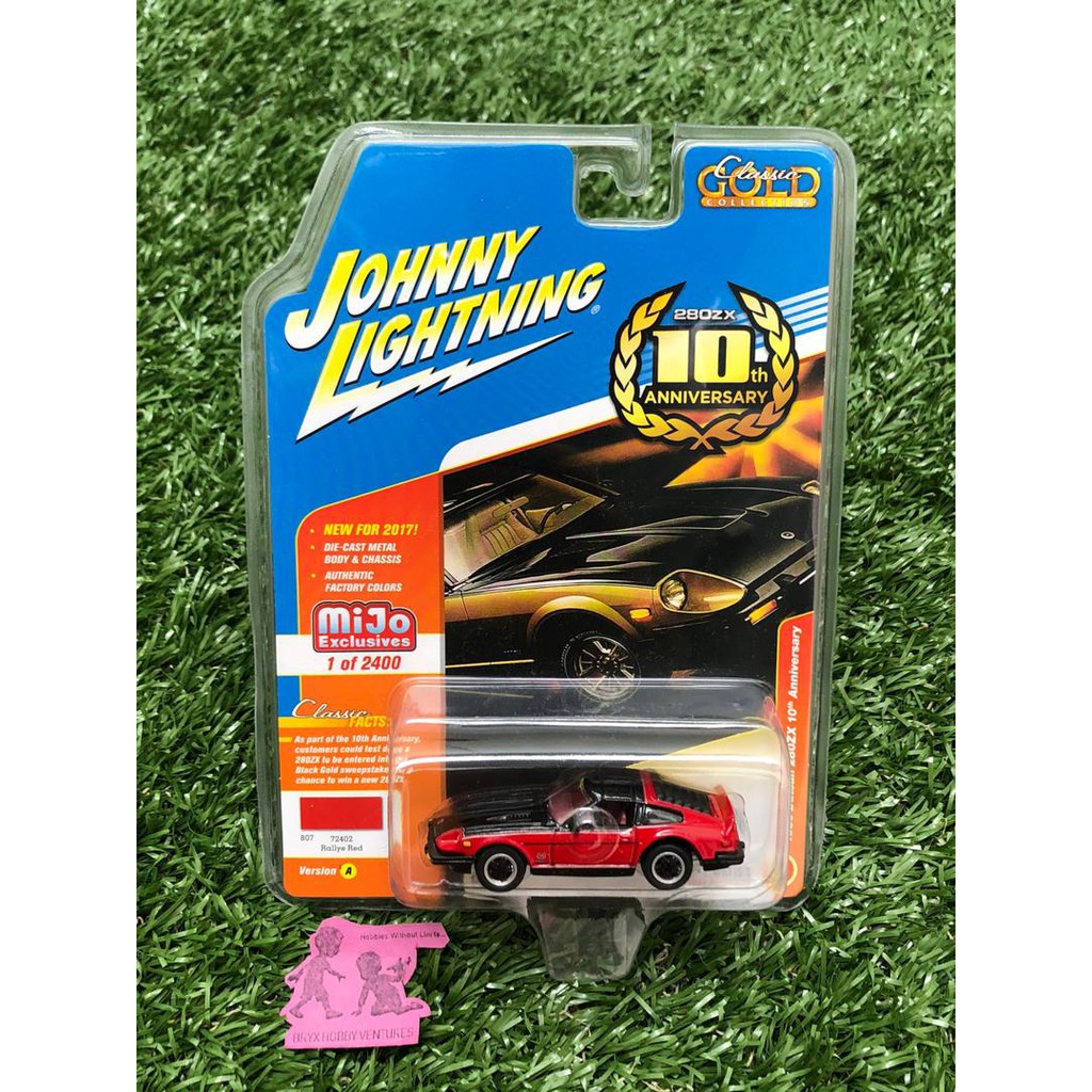 1/64 Johnny Lightning 1980 Datsun 280 ZX 10th Anniversary RALLYE RED  JLCP7006 Speelgoed en spellen TA6908665