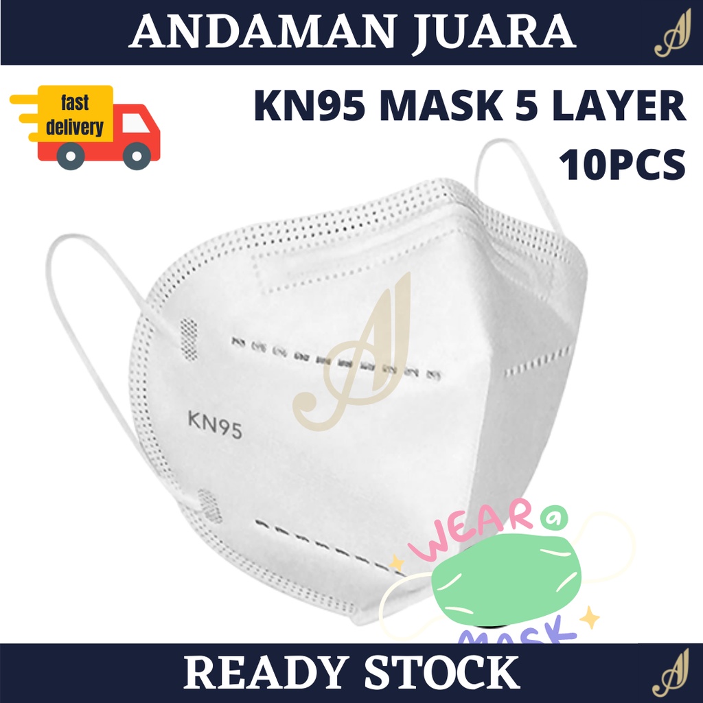 SATOP KN95 Particulate Mask 5 Layers 3D Foldable White Individual Packing Shopee Malaysia