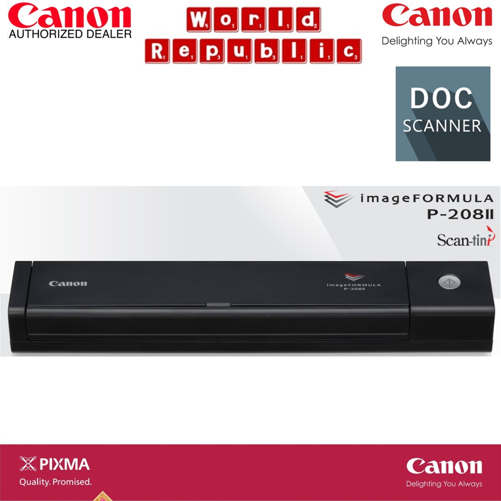 Canon imageFORMULA P-208II Professional scanning on the go - Mobile Scanner / Photocopy Machine