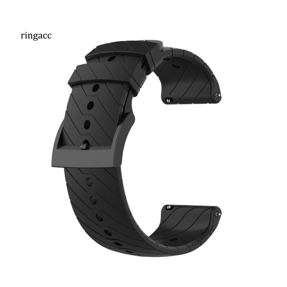 RAC_24mm Replacement Silicone Universal Watchband Smart Watch Strap for
