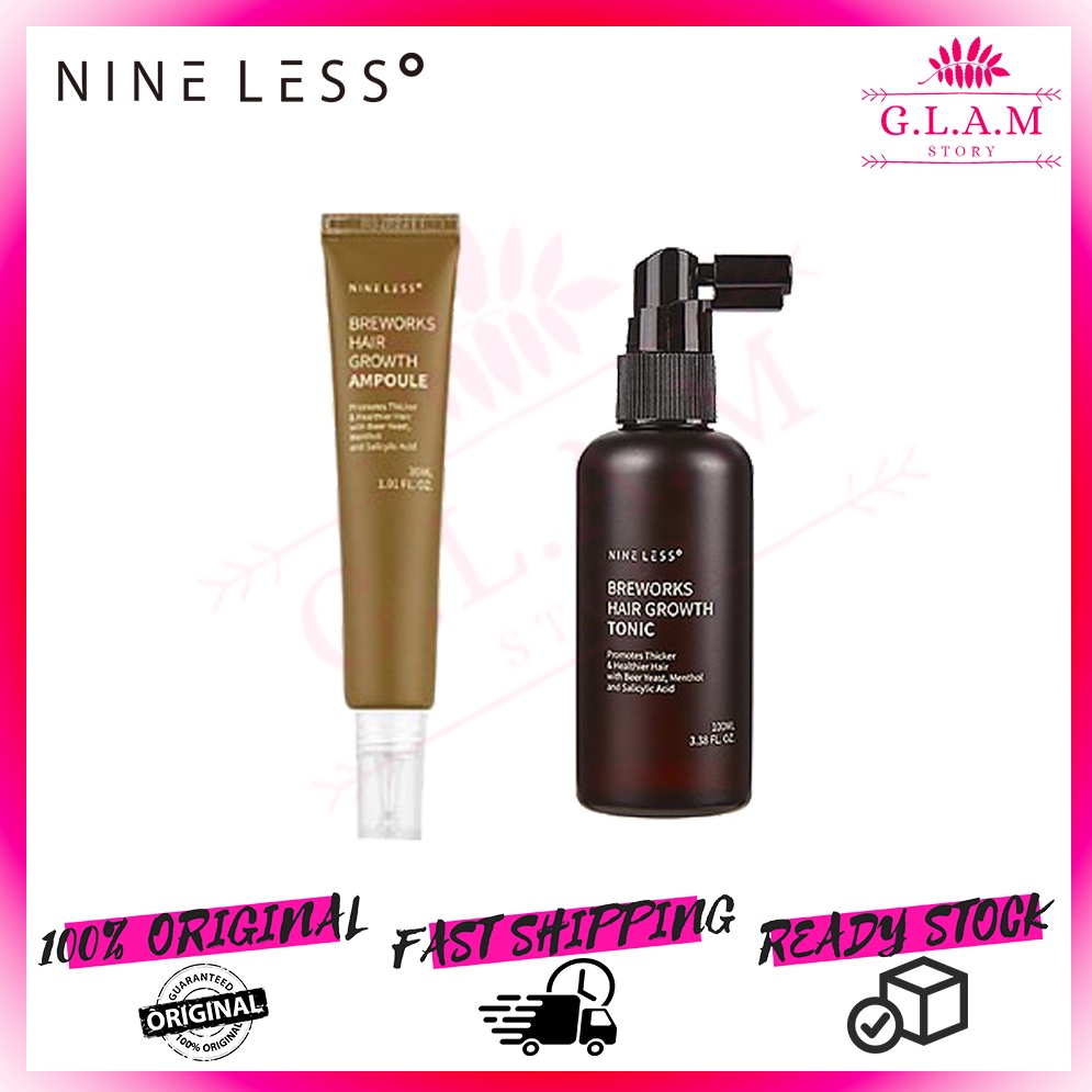 NINELESS Breworks Hair Growth Ampoule 30ml / Tonic 100ml [GLAM