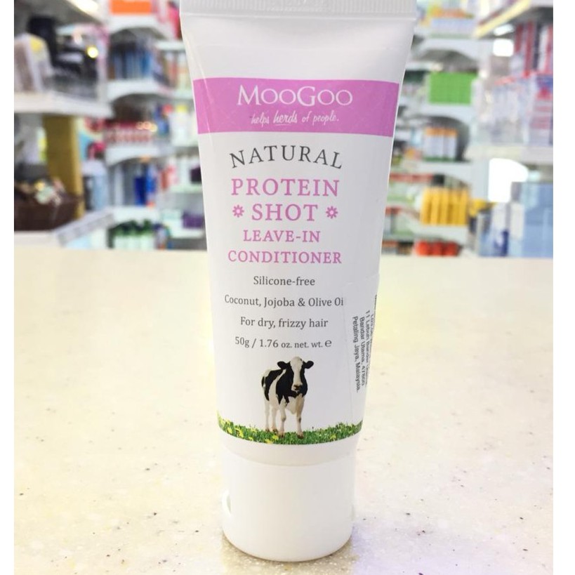 Moogoo Natural Protein Shot Leave In Conditioner 50g Shopee Malaysia