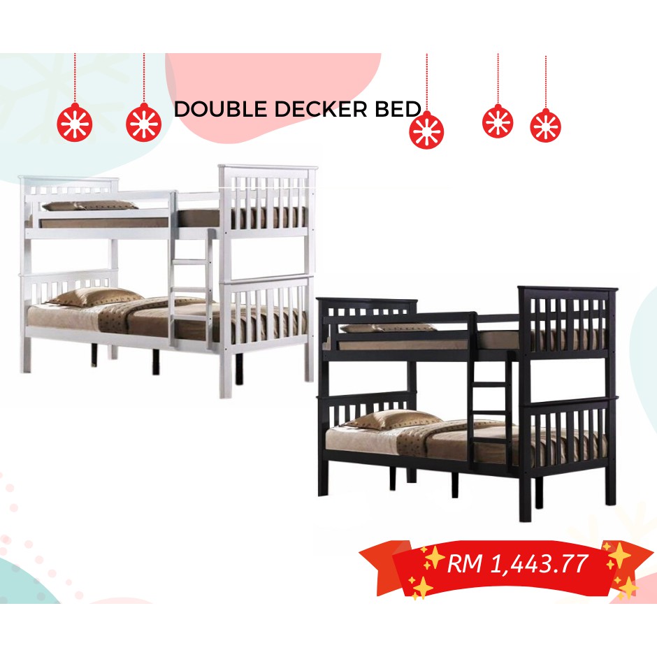 Double Decker Bed Single Bed Bedroom Shopee Malaysia