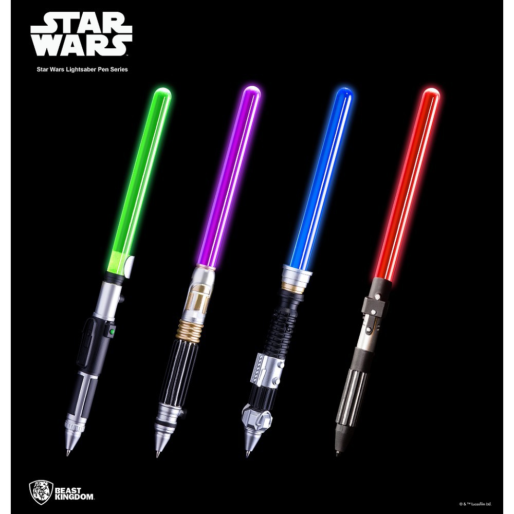 star wars lightsaber pen set