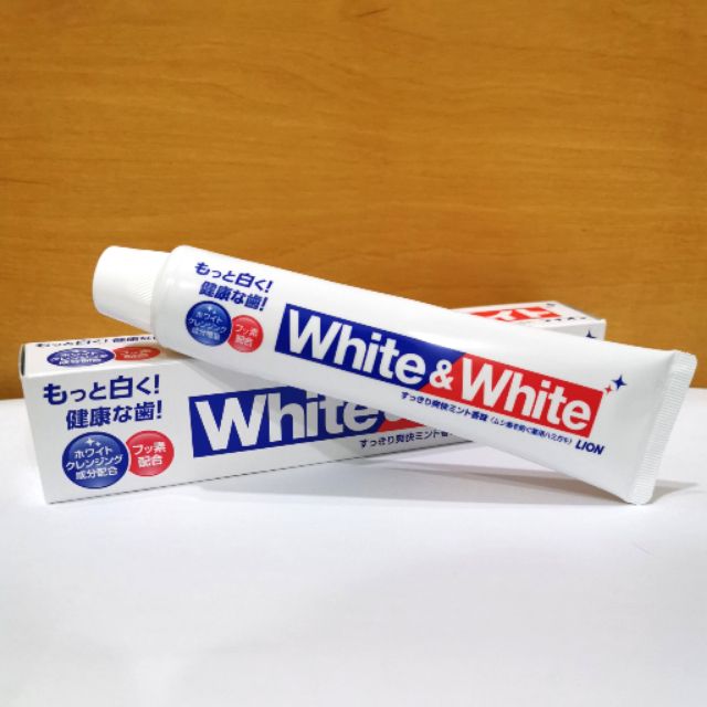 Lion (Japan) White & White Toothpaste 150g Shopee Malaysia