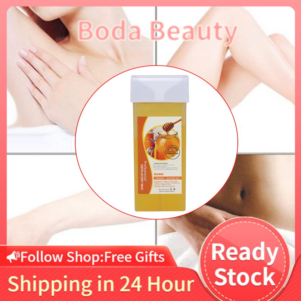 Wholesale Price] Roll On Hot Depilatory Wax Cartridge Heater Waxing Hair  Removal Remove 100g BS | Shopee Malaysia