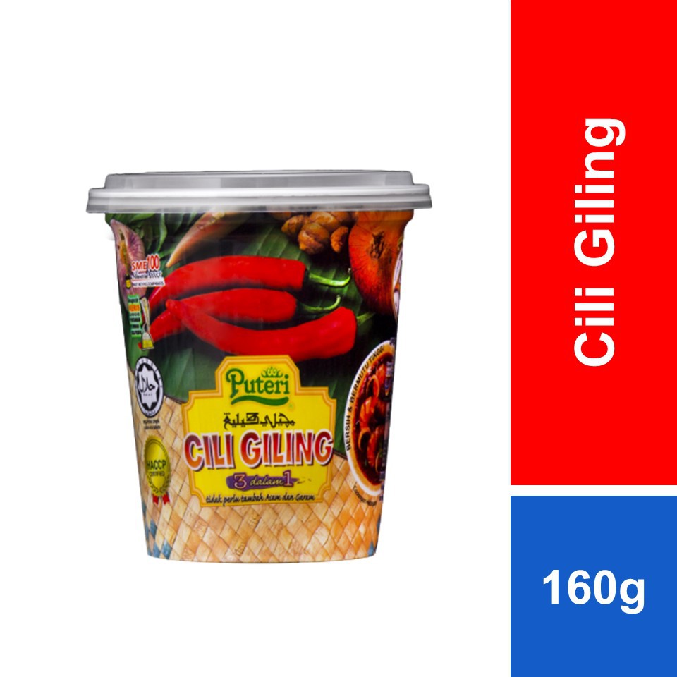 Buy Puteri Cili Giling Cup 160g Seetracker Malaysia