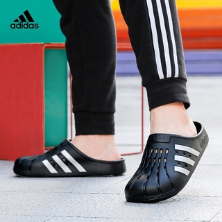 Adidas sandals and slippers ADILETTE men and women summer breathable hole shoes beach shoes a pedal FY8970