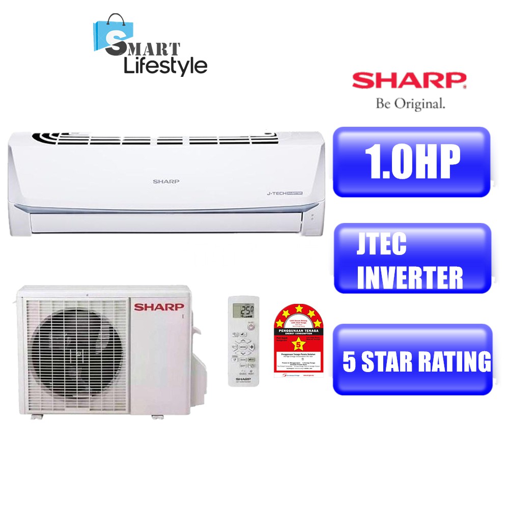 Sharp 1 0hp R32 Jtec Inverter Air Conditioner Ahx9ved2 Malaysia