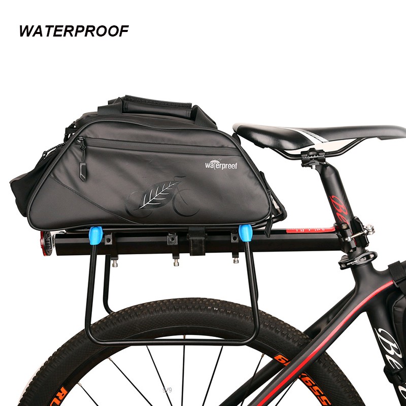 500 Waterproof Pannier Rack Bike Bag 20l Black