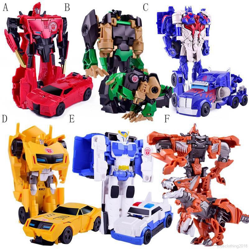 Kids Mini Transforming Car Dinasour Robot Vehicle Toy Lovely Robot Toy - 46pcsset hot roblox characters games figma oyuncak figure