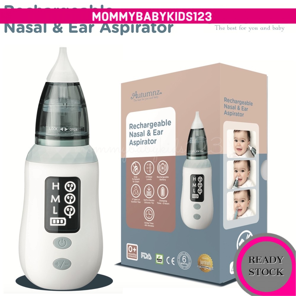 Autumnz Rechargeable Baby Nasal And Ear Aspirator