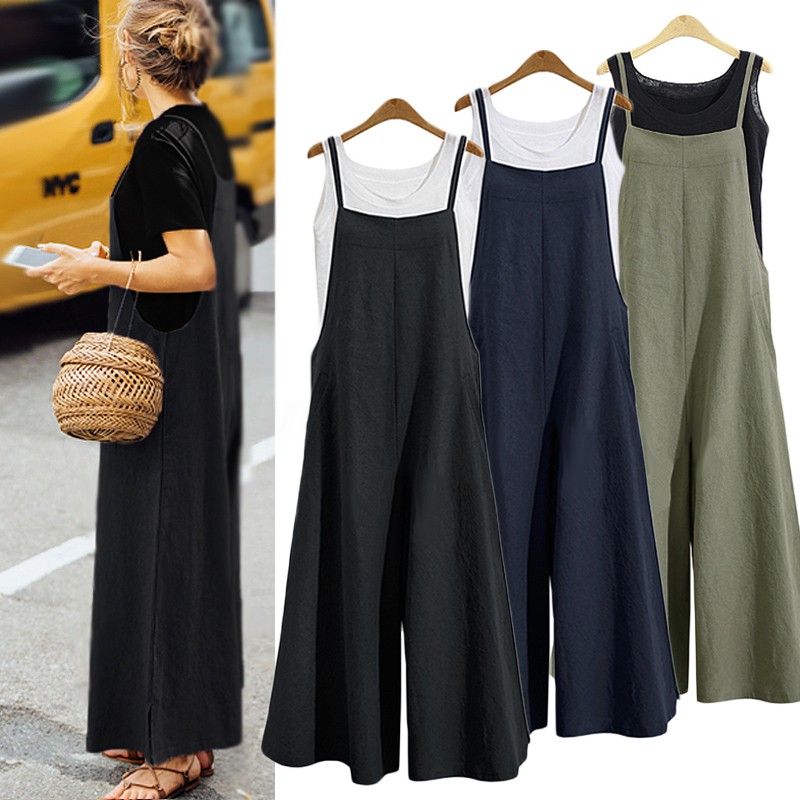 plus size cotton overalls