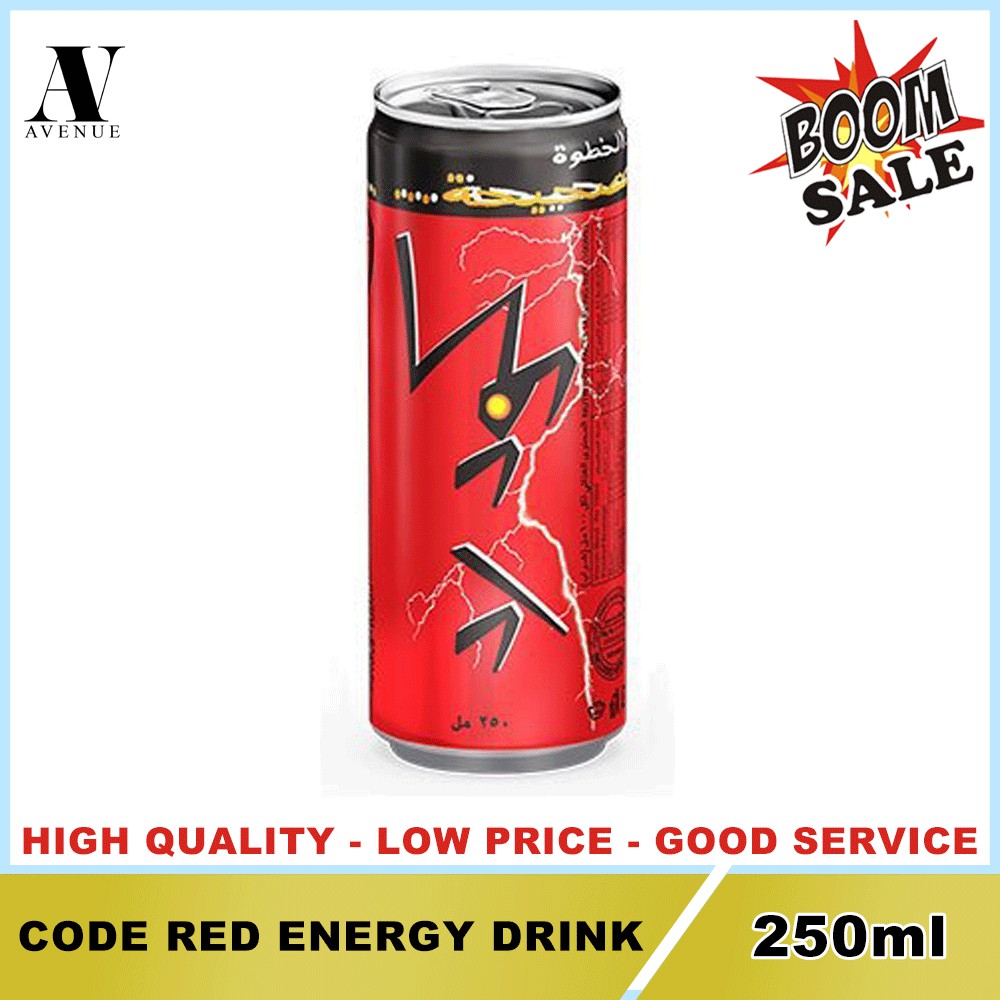 Code Red Energy Drink 250 Ml Shopee Malaysia