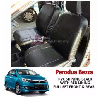 Custom Fit OEM Car Seat Cushion Cover Perodua Bezza PVC 
