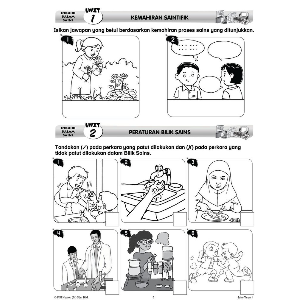 Buku Rampaian Kssr Semakan Sains Tahun 1 Latihan Topikal Nota Shopee Malaysia