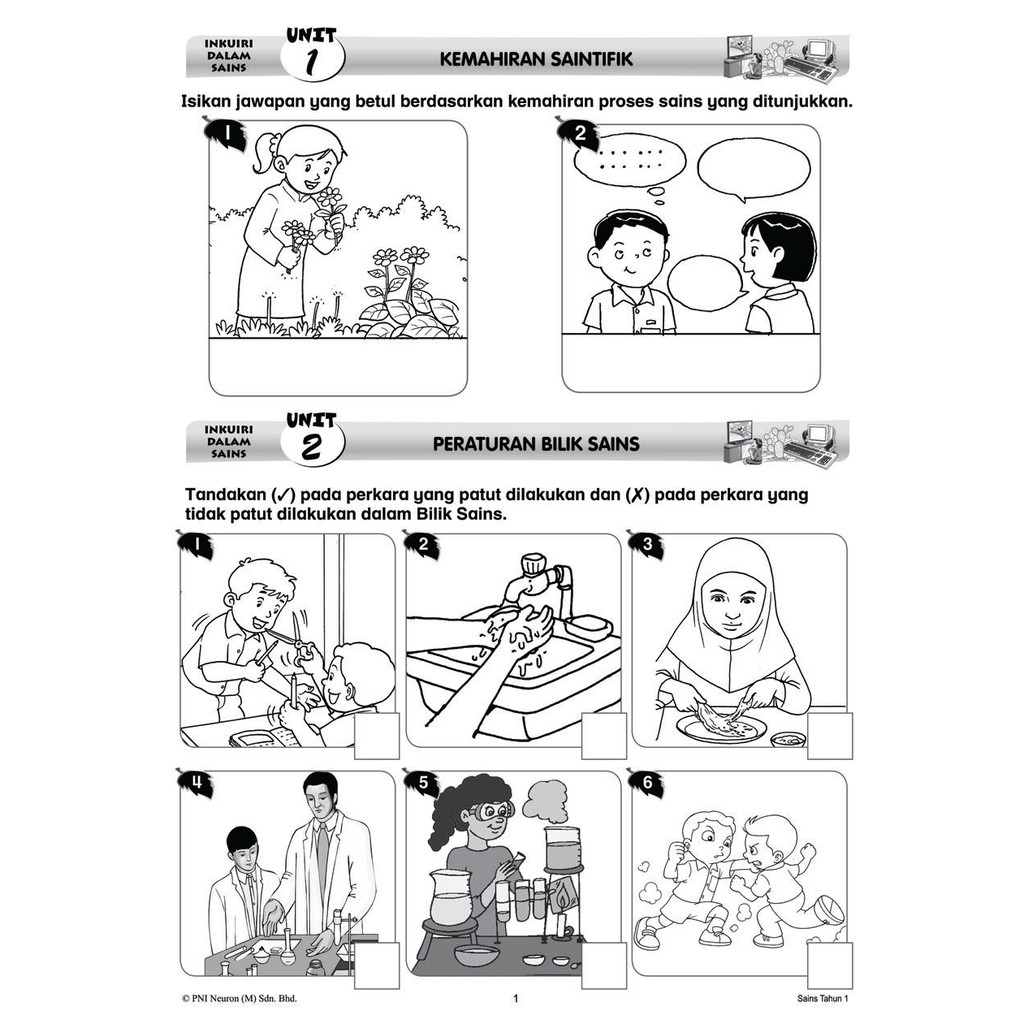 Buku Rampaian KSSR Semakan Sains Tahun 1 (Latihan Topikal & Nota 