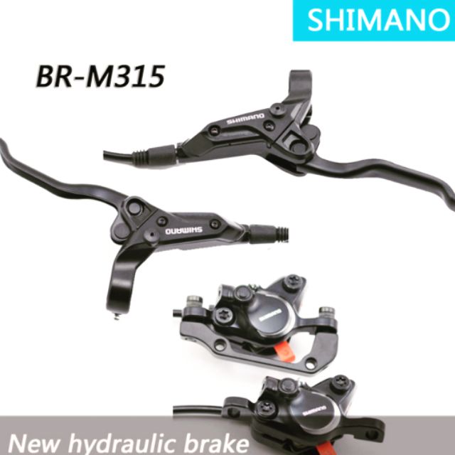 shimano m315 hydraulic disc brake set