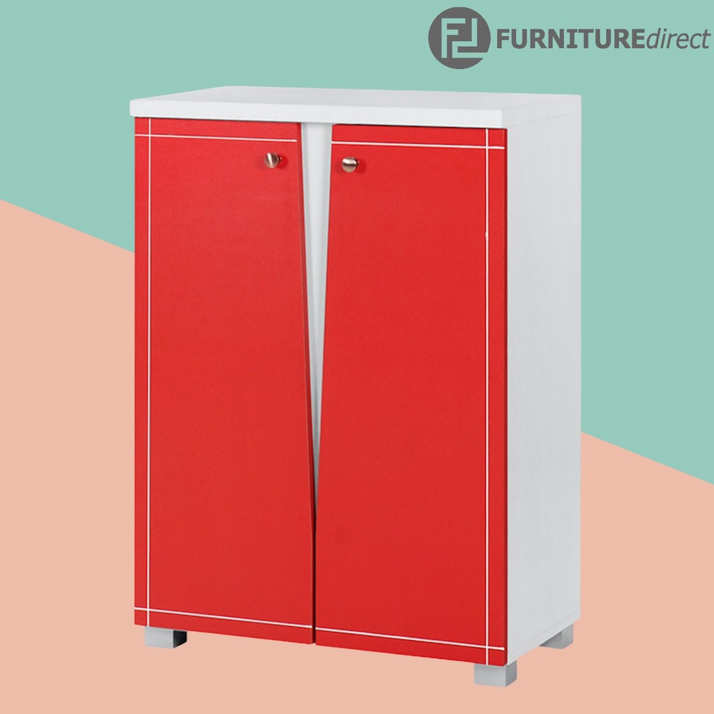 Furniture Direct NABILA 2 door shoe rack rak kasut/ rak kasut