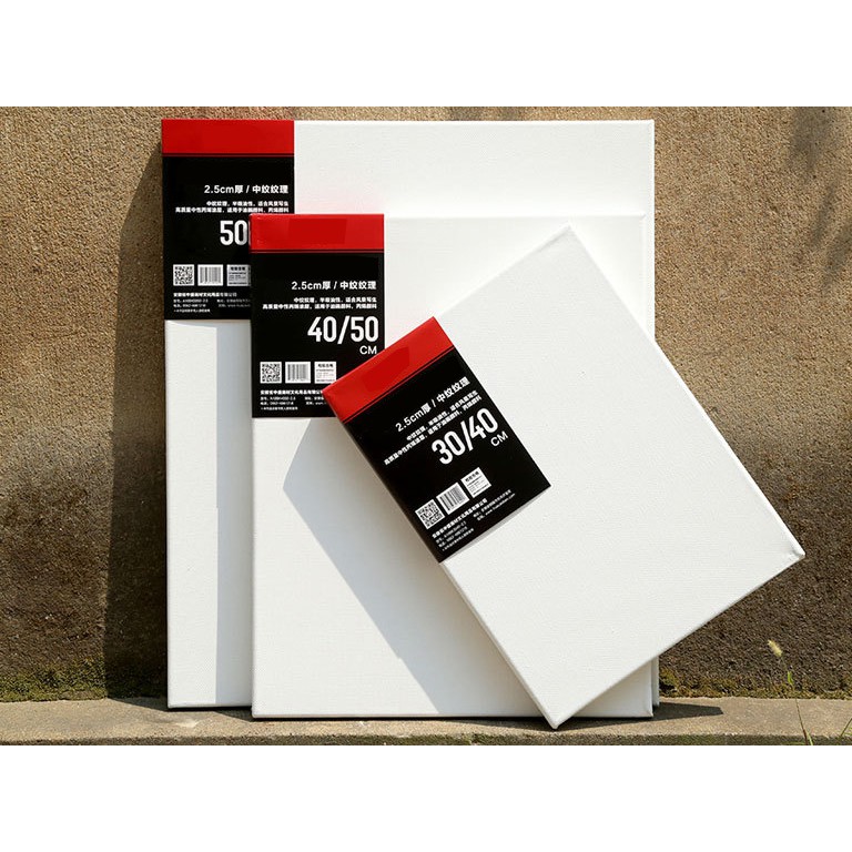 Ginflash cotton/Linen Blend Primed Blank Canvas Layer Oil Painting acrylic painting frames art