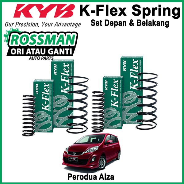 Perodua Alza KYB KAYABA Original KFlex Coil Spring Set Shopee Malaysia