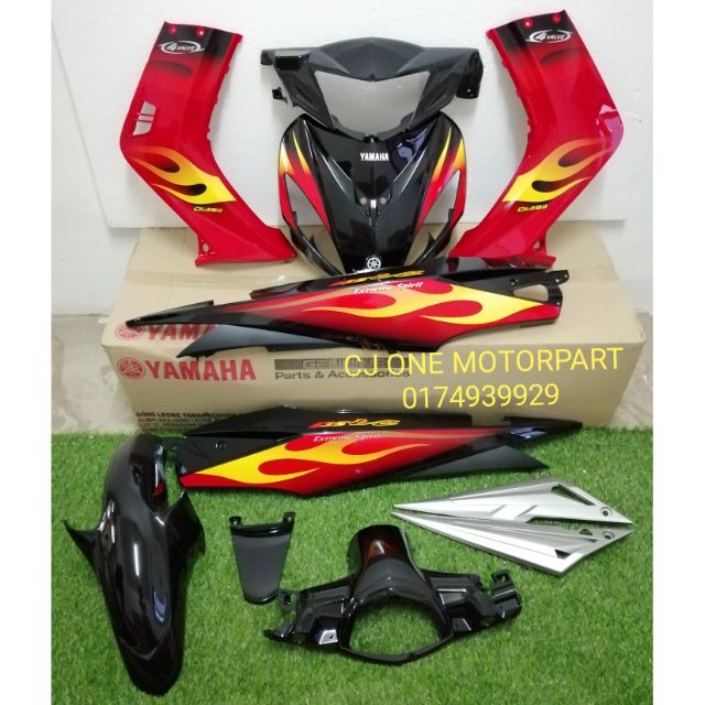 Cover Set Lc135 Demak Evo Z Merah Api Shopee Malaysia