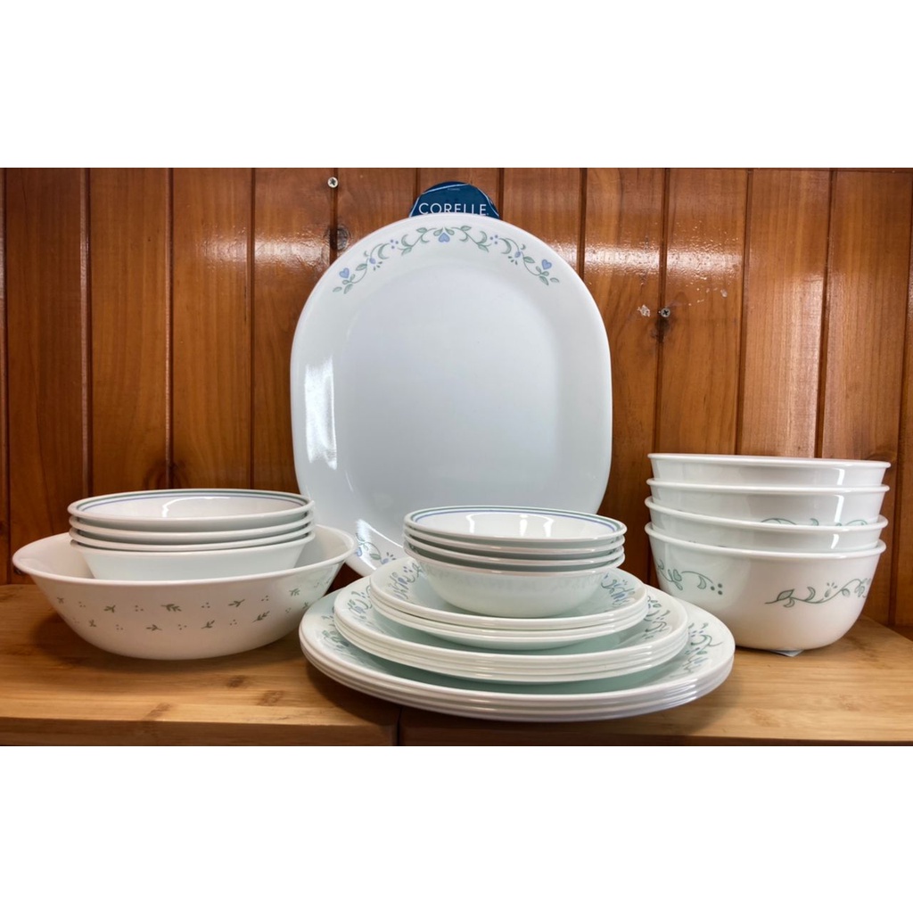 Corelle Country Cottage 25pcs Shopee Malaysia