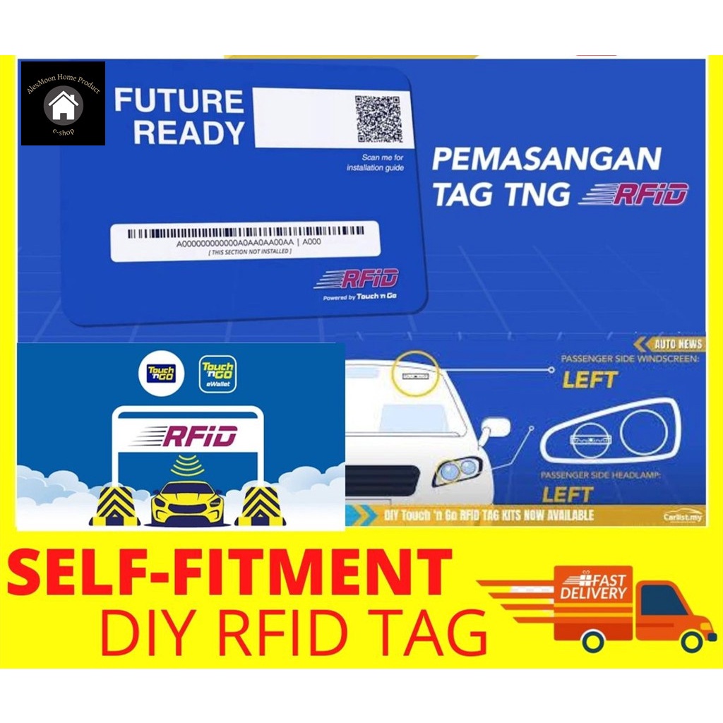(READY STOCK) RFID TOUCH 'N GO SELFFITMENT *DIY RFID TAG* RFID CARD