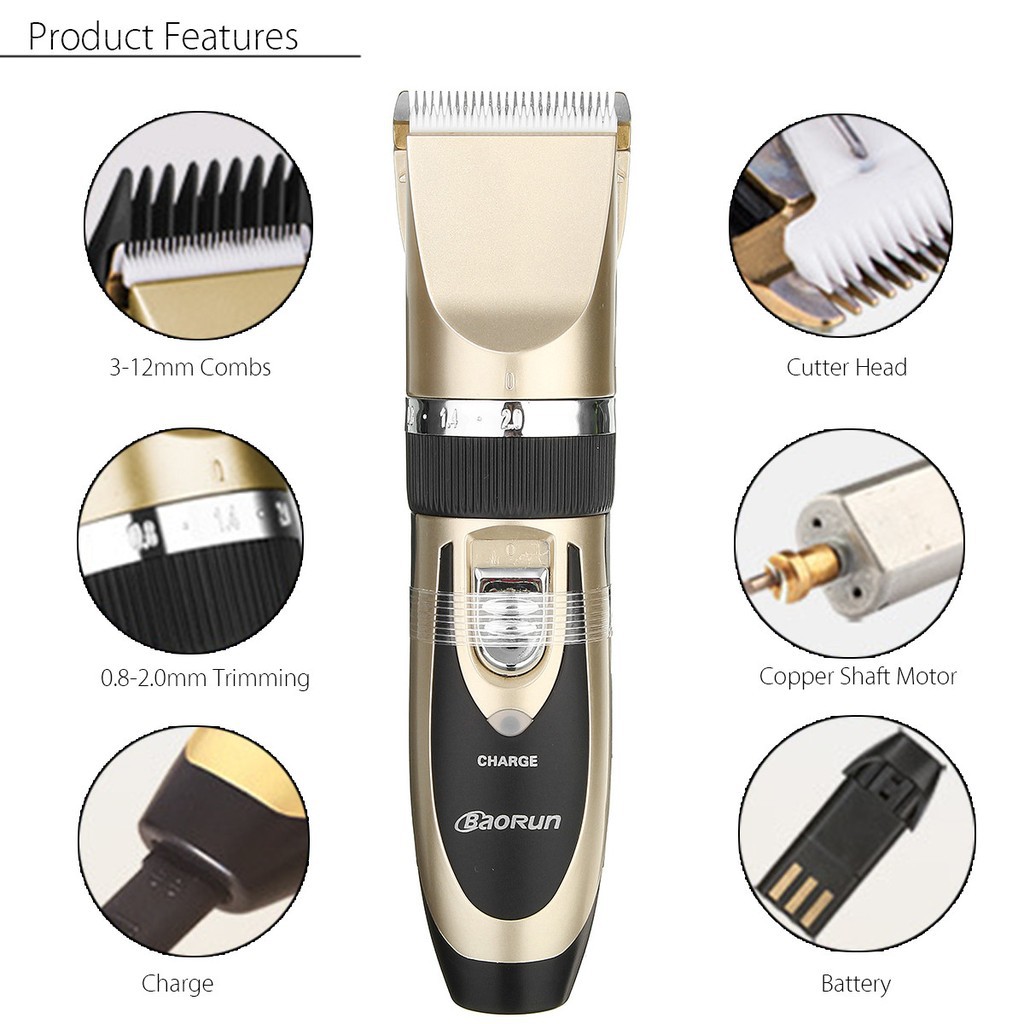 Hot Professional Electric Hair Trimmer Clipper Men S Shaver Barber Haircut Machine