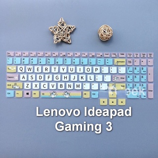 Lenovo Ideapad Gaming 3 Keyboard Cover Y7000P/R7000 2020 Lenovo Keyboard Protector Cute Cartoon 15.6'' Inch Laptop Soft Silicone Keyboard Keypad Cover Protective Skin