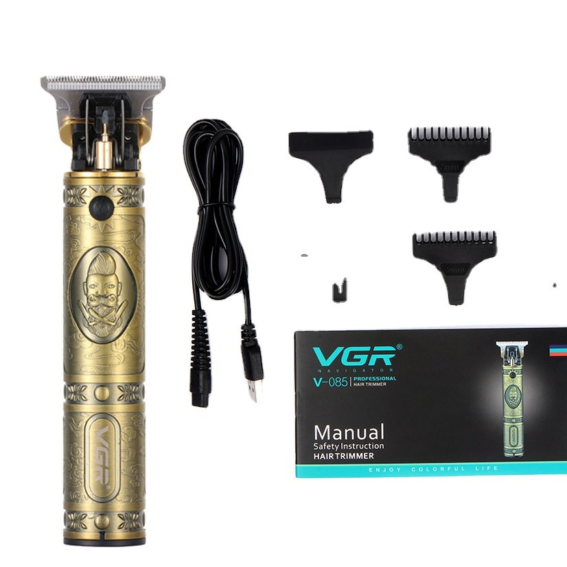 VGR V-085 USB Rechargeable Hair Clipper Electric Hair Cutting Razor Cordless Shaver for Men Barber Hair Cutting Machine