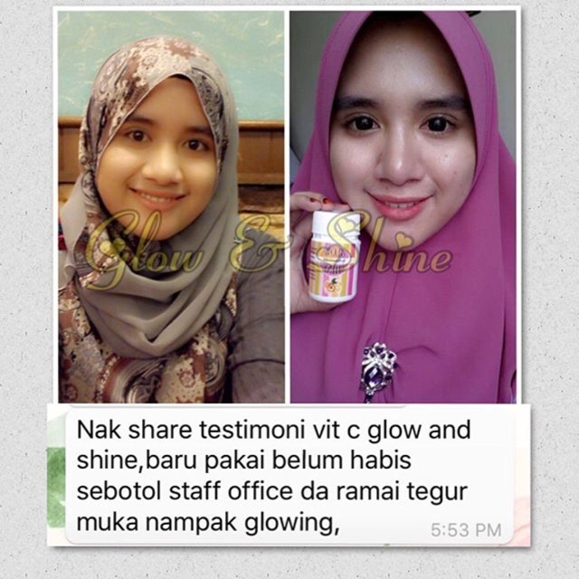 Vitamin C Glow Shine Shopee Malaysia