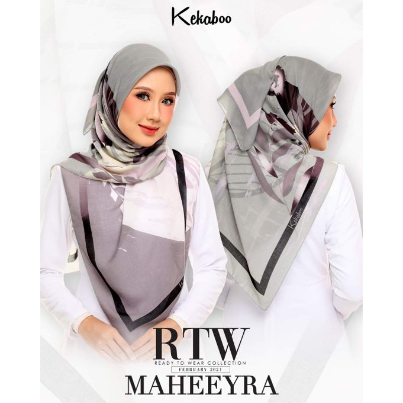 Tudung Bawal Kekaboo Maheeyra Shopee Malaysia