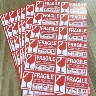 Ready Stock Pcs Fragile Sticker Fragile Tape Fragile Label