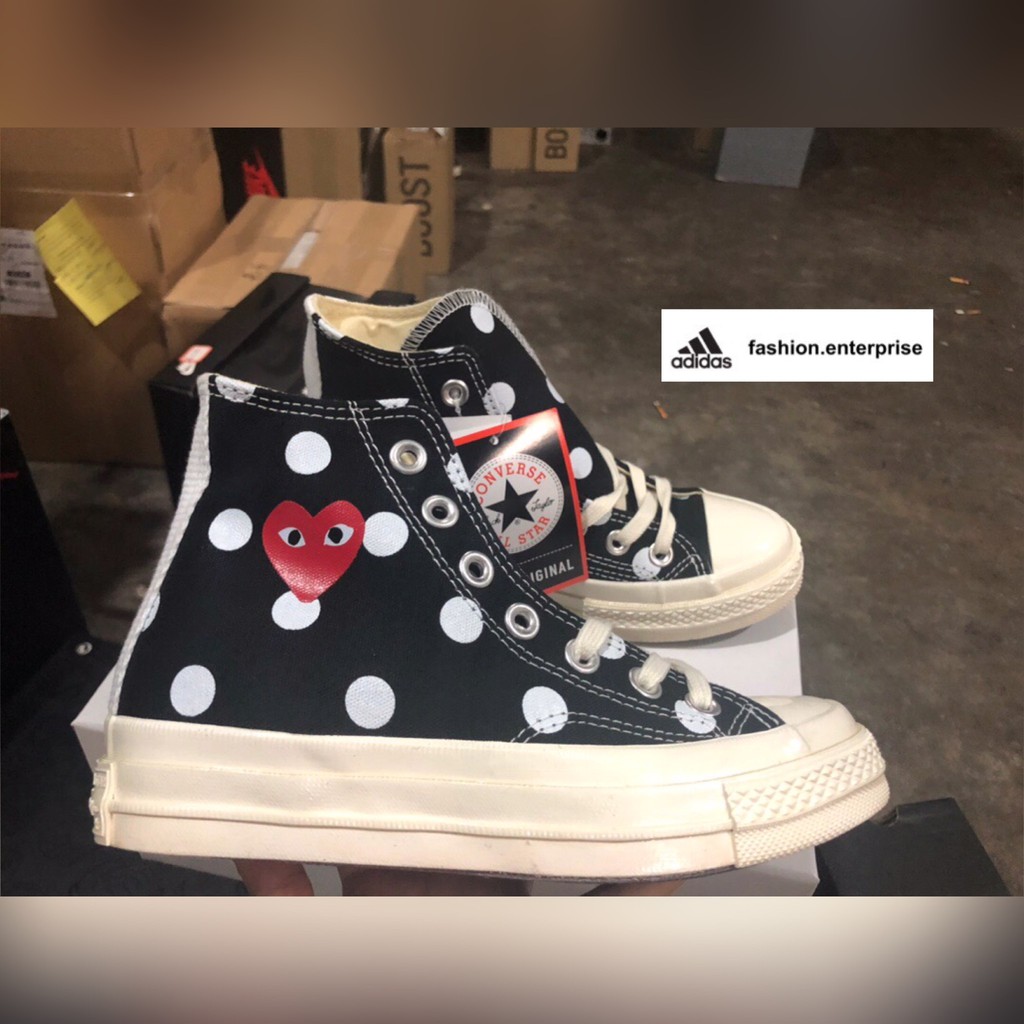 converse x cdg black high top