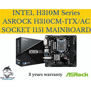 Asrock H310cm Itx Ac Socket 1151 Mainboard Shopee Malaysia