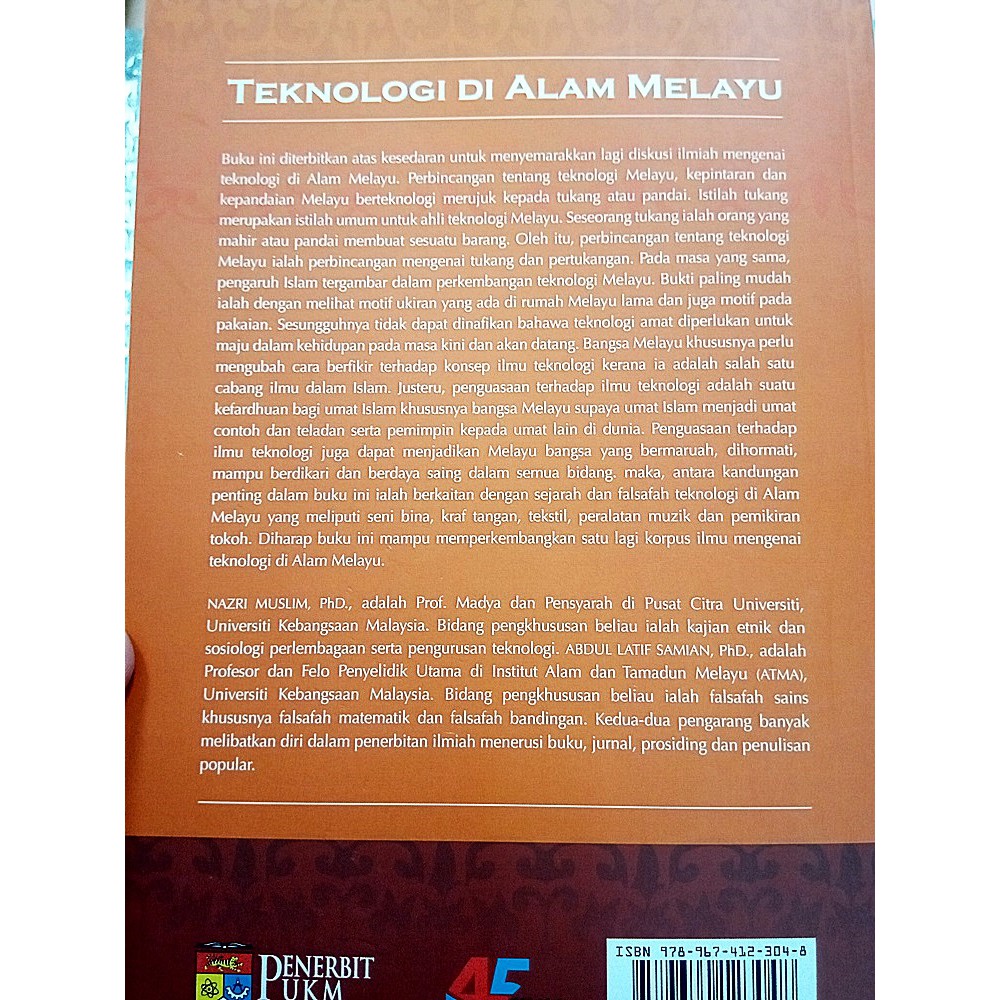 UKM) Teknologi di Alam Melayu - Nazri Muslim, Abdul Latif Samian 